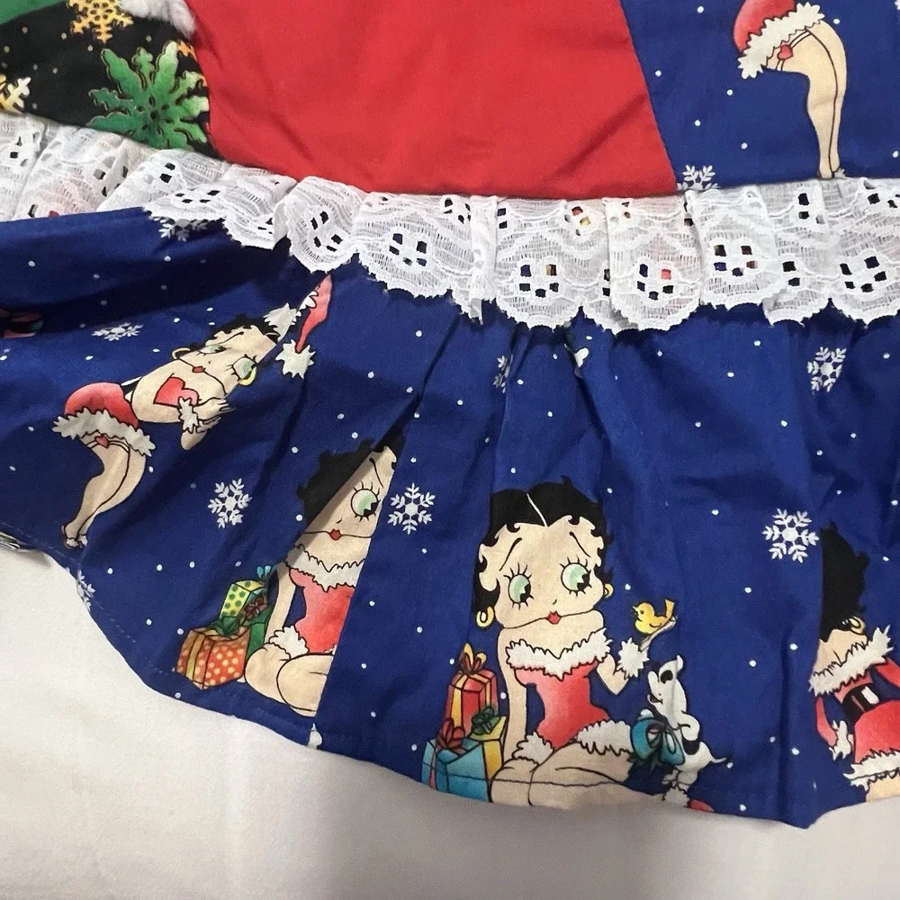 Betty Boop Tree Skirt Quilted‎ Handmade 57